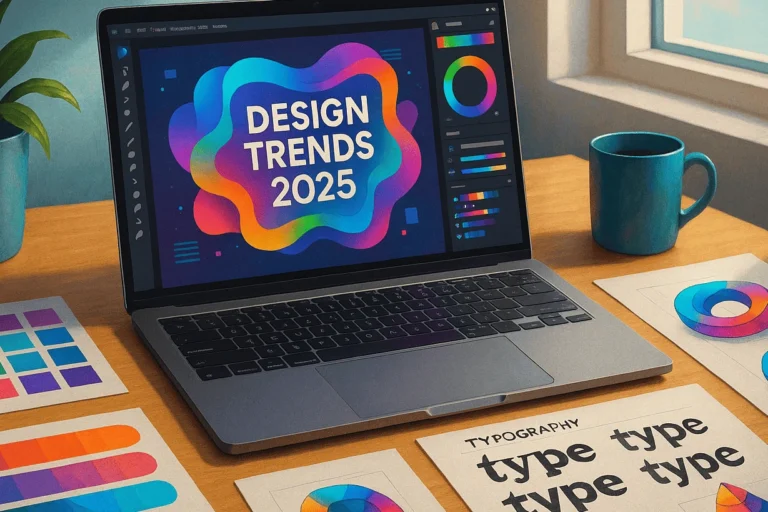 7 Tendencias IMPERDIBLES de diseño gráfico 2025