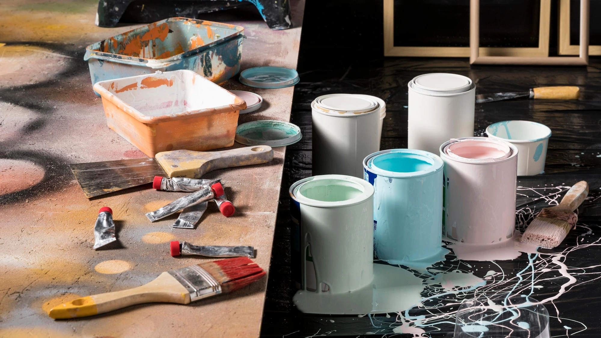 Herramientas para pintura y preparación de superficies